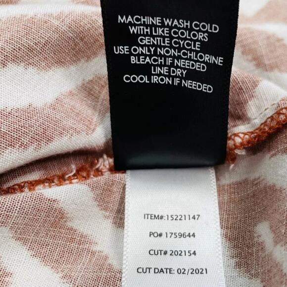 Torrid Zebra Print Harper Rayon Slub Pullover Sleeveless‎ Top Size 00 Medium - Picture 9 of 13